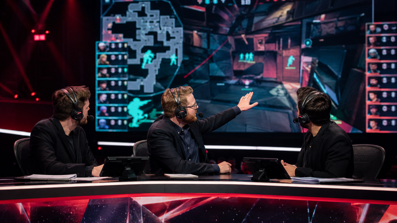 Spillere ved et VALORANT esports-event