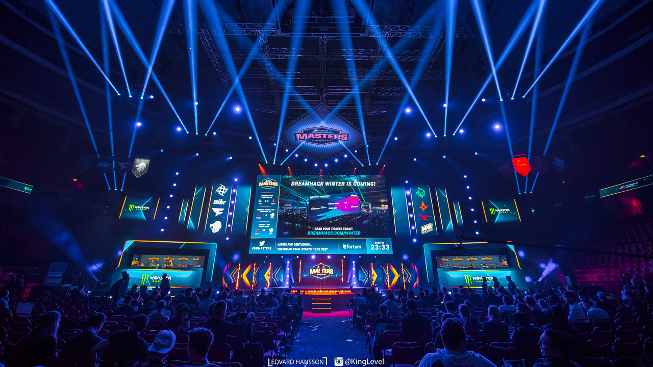 Escenario de esports del Copper Box Arena de Londres