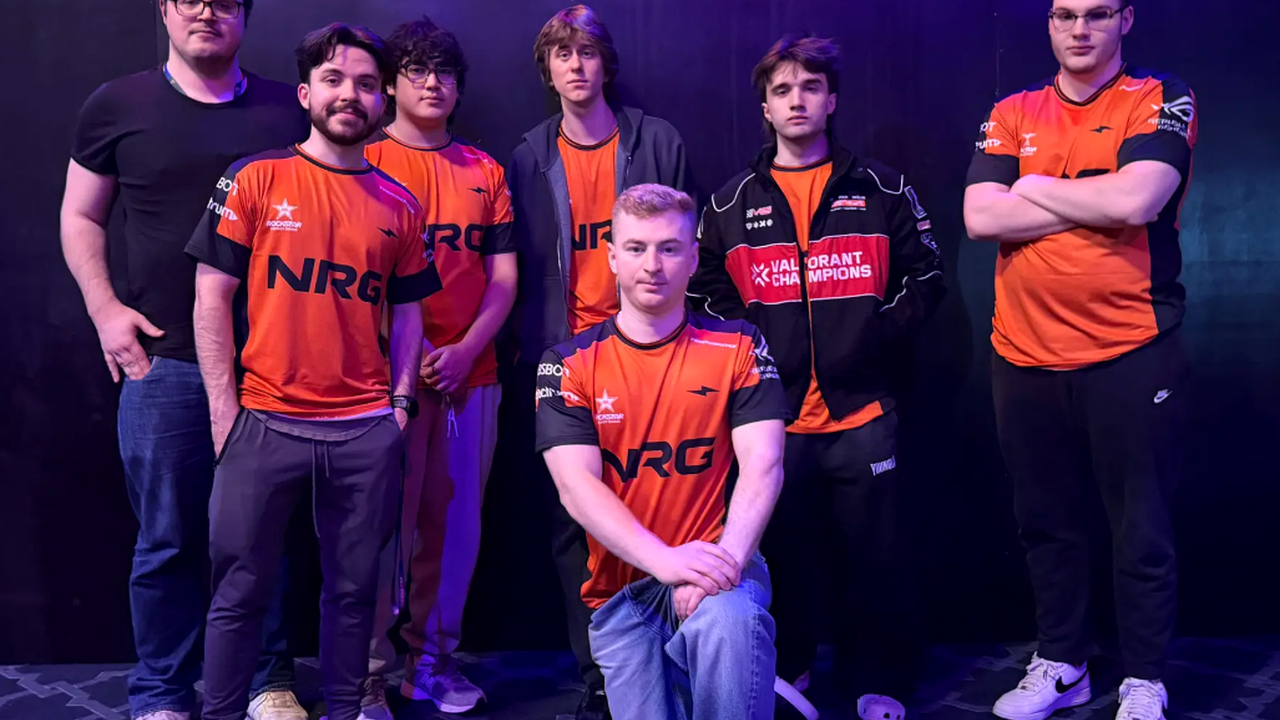 NRG Valorant-truppebillede brugt til EWC-finaleforhåndsvisning mod 100 Thieves
