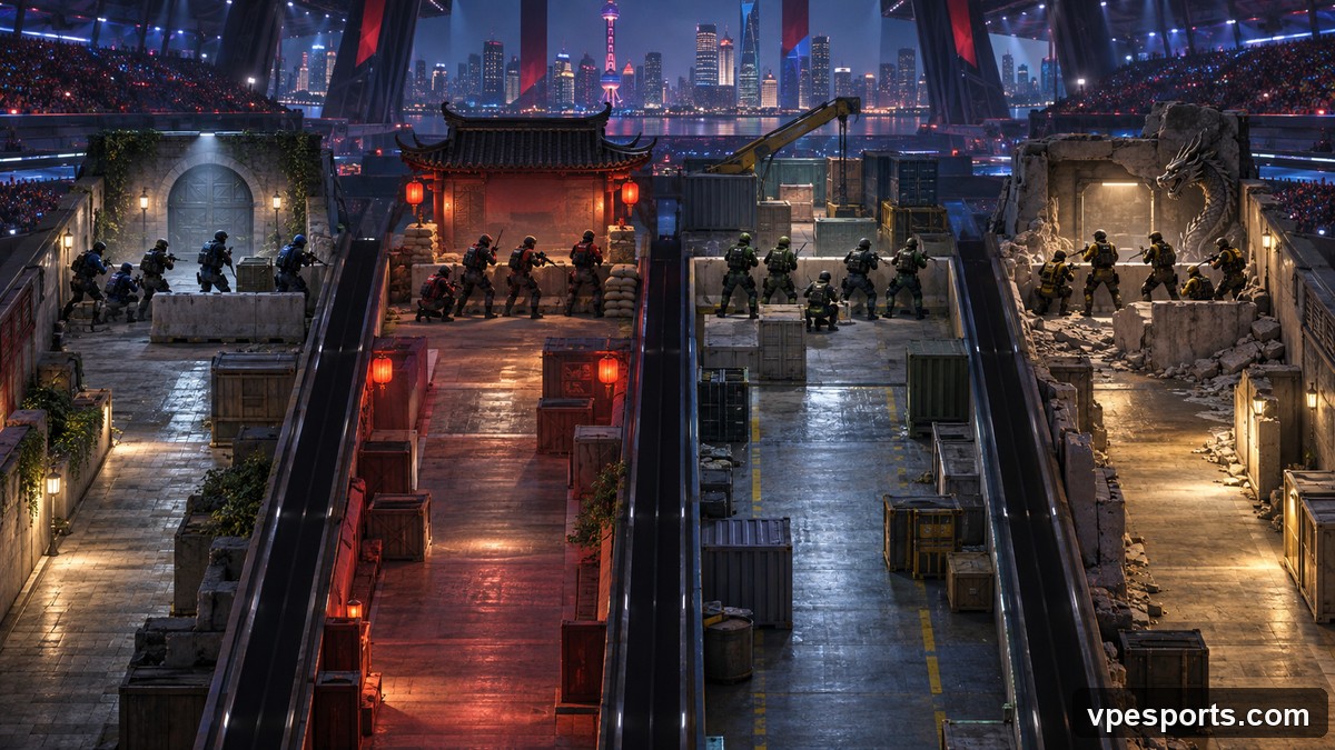 Fyra taktiska banor representerar de kinesiska lagens öppningsmatcher i Shanghai