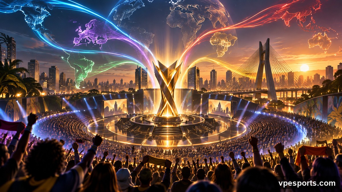Konseptuell illustrasjon av det globale Game Changers-arrangementet i Sao Paulo