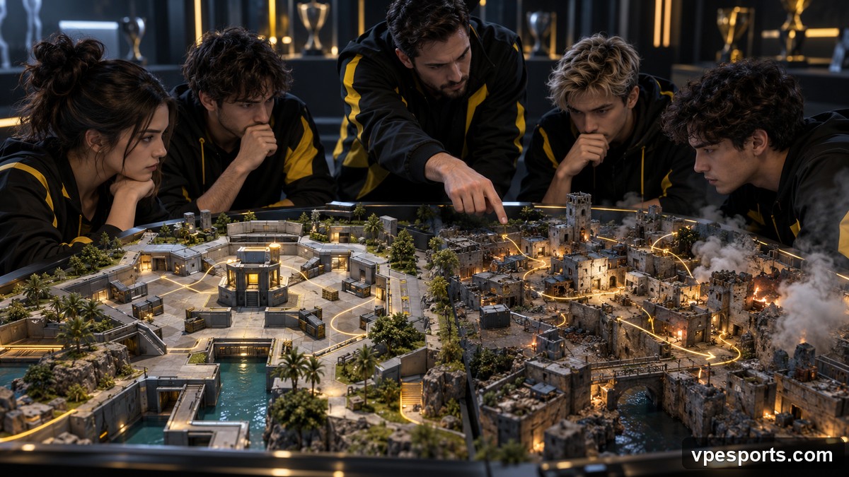 Et taktisk hold studerer to meget forskellige map-udfordringer