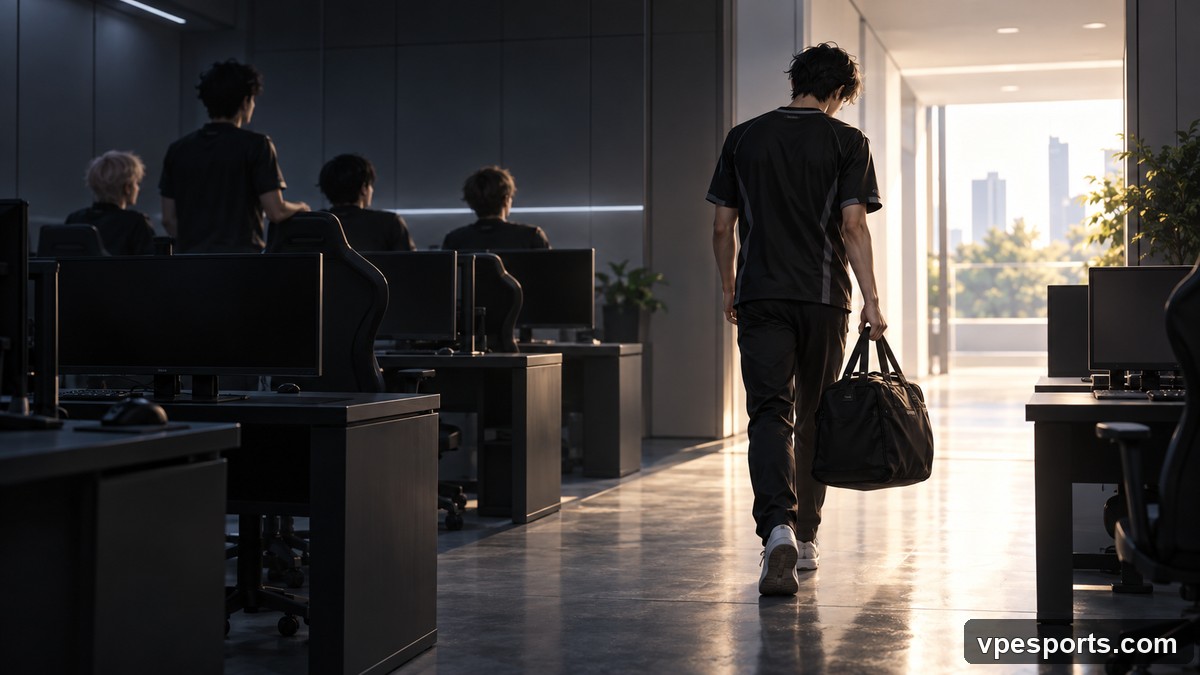 En veteran esports-spiller forlader et professionelt øvelseslokale