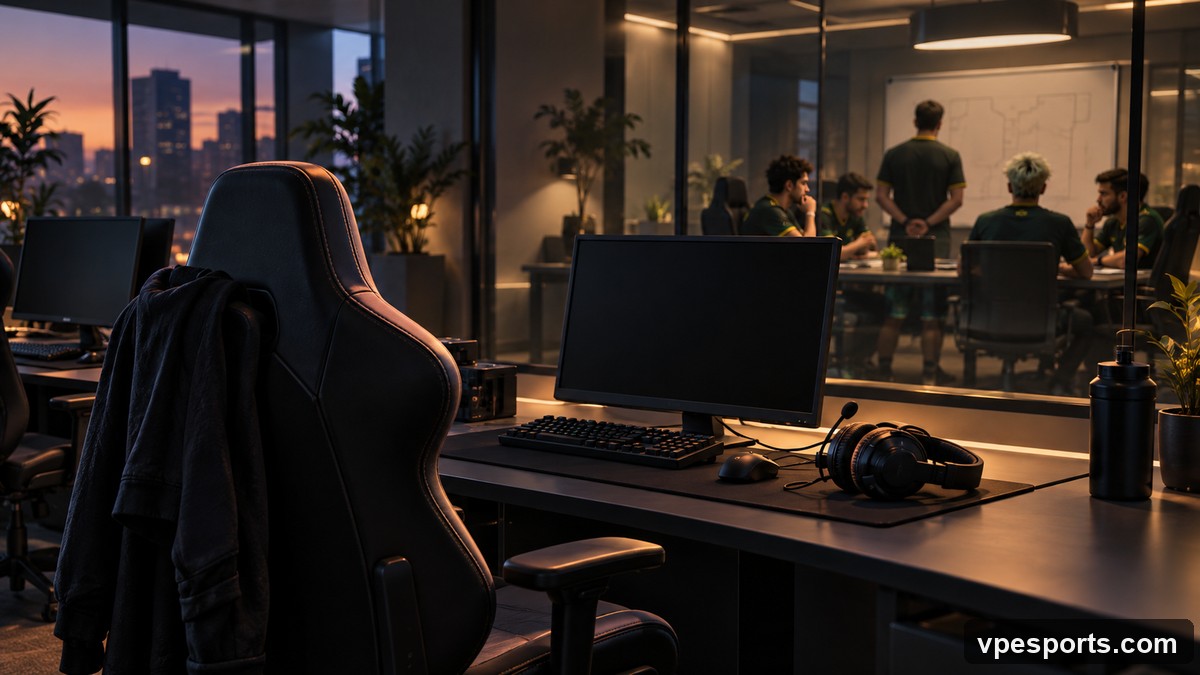 En tom gamingstation markerer starten på offseason-ros terplanlægning