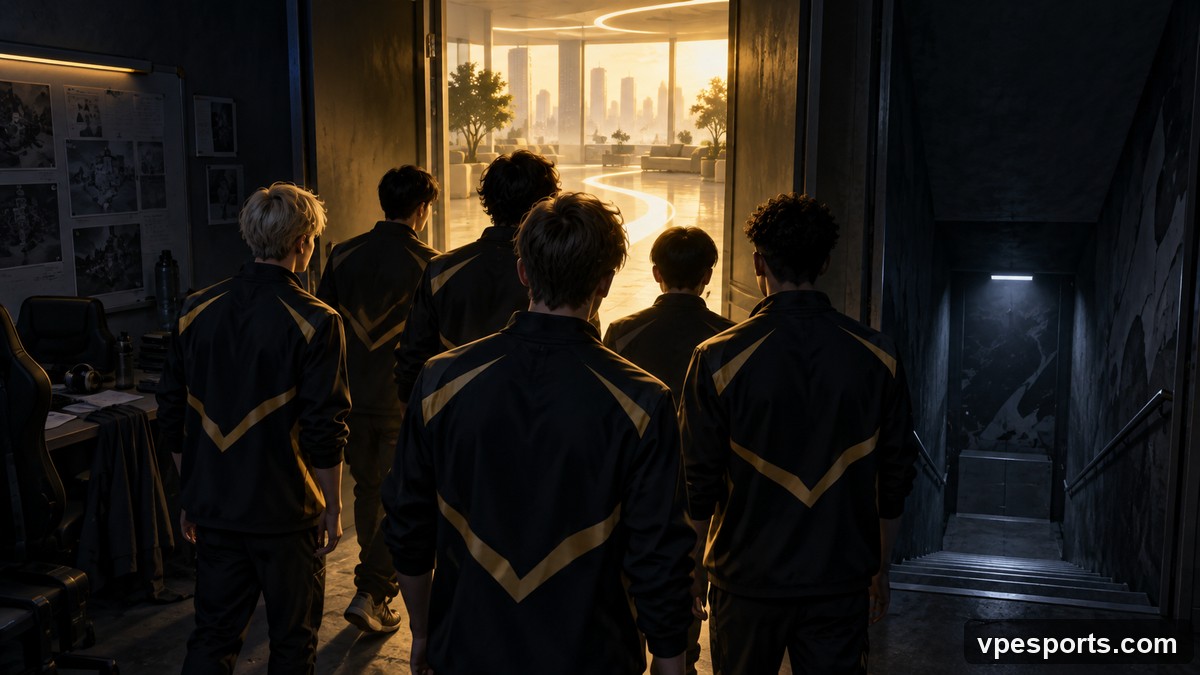 Концептуальная иллюстрация того, как Vitality проходит дальше G2 в верхний финал Champions