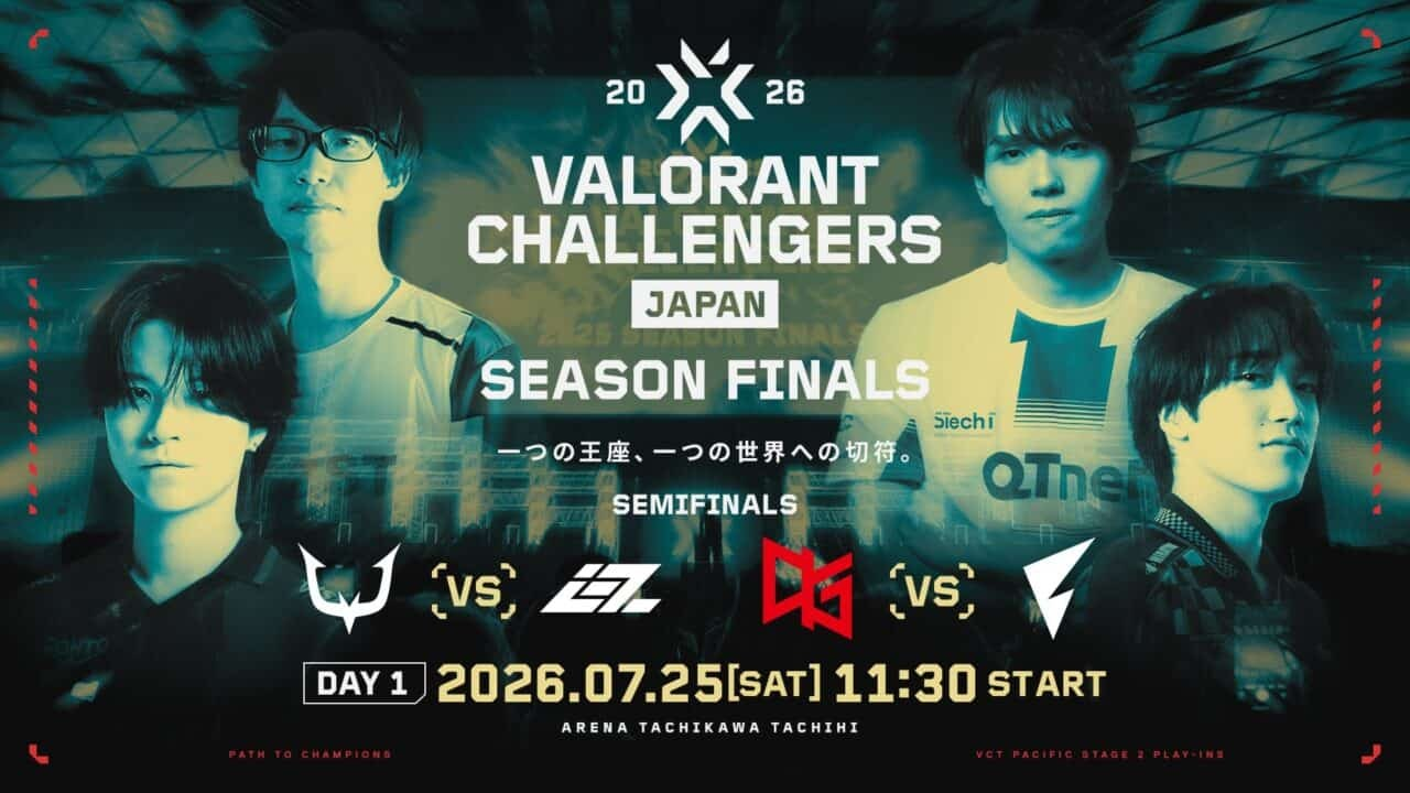 Official event image shows QT DIG and FENNEL players before the semifinal