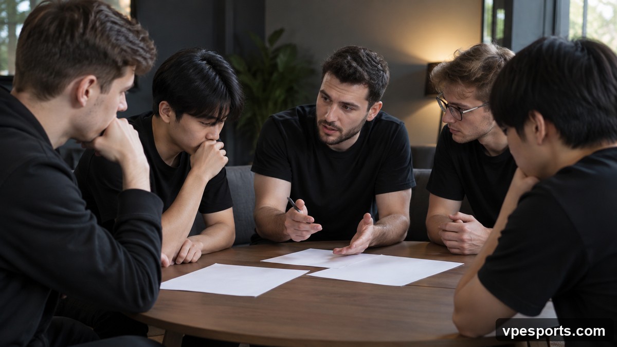 Conceptual image of a team discussing flexible Initiator information play